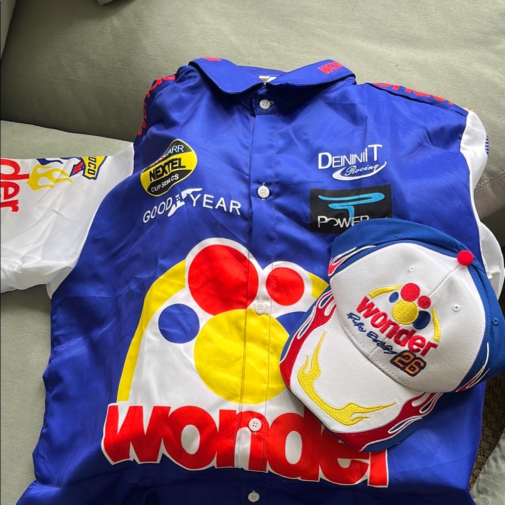 Ricky Bobby Race shirt & hat
